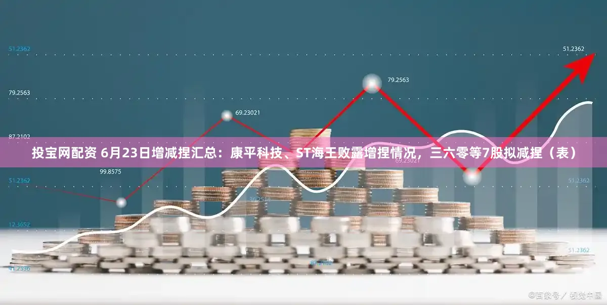 投宝网配资 6月23日增减捏汇总：康平科技、ST海王败露增捏情况，三六零等7股拟减捏（表）